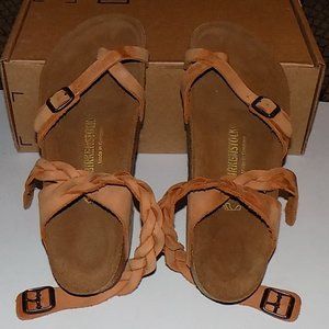 Birkenstock | Shoes | Birkenstock Yara Antique Brown Braided Leather |  Poshmark
